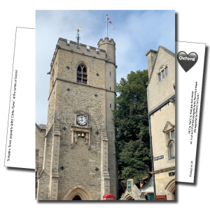 St Martin’s Tower, popularly called “Carfax Tower”, at the centre of Oxford